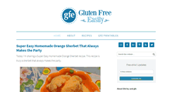 Desktop Screenshot of glutenfreeeasily.com